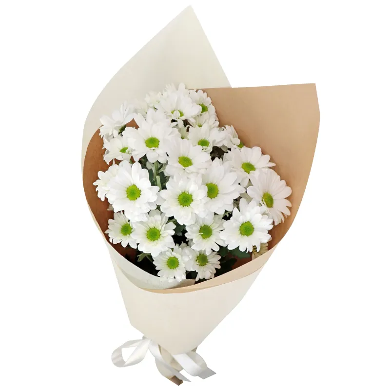 Букет из 5 ромашковых хризантем