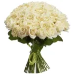 Букет из 51 белой розы